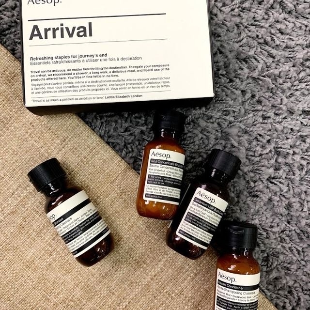 Aesop抵達旅行組