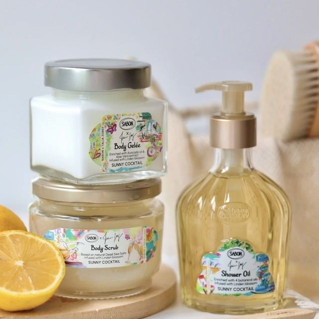 Sabon2024限定版巴黎夏日雞尾酒香絮巴黎清爽保濕凝凍200ml
