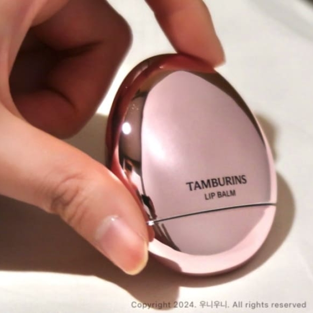 TAMBURINS蛋形潤唇膏5g#ROSE WOODY