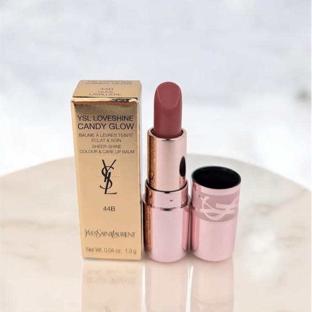 YSL聖羅蘭情挑誘光潤唇膏1.3g粉圓管#44B（小樣）