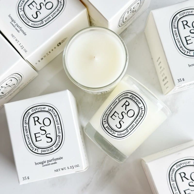 Diptyque玫瑰蠟燭35g