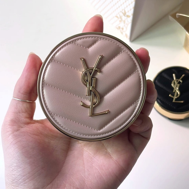 YSL聖羅蘭超模光感精華水氣墊(粉色氣墊)#B10（SPF23）