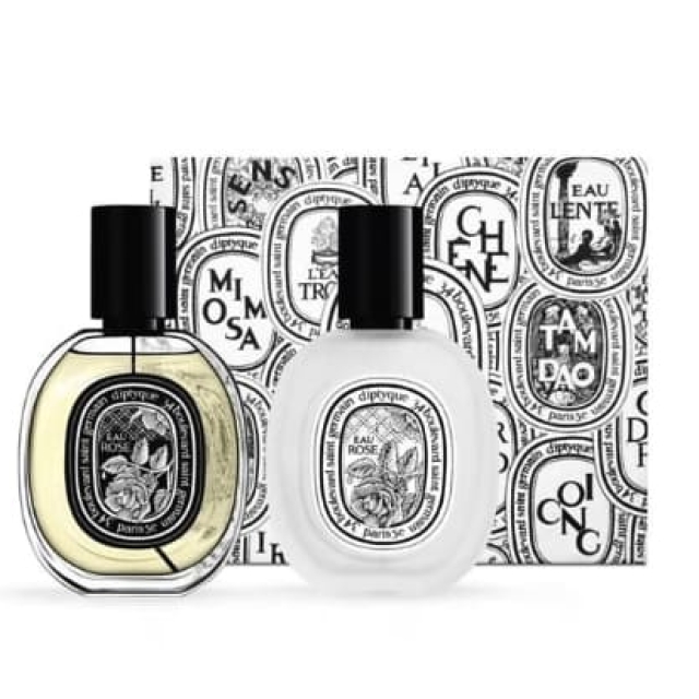 Diptyque蒂普提克Eau Rose玫瑰之水禮盒(淡香精30ml+髮香噴霧30ml)