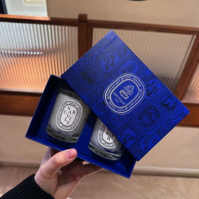 Diptyque杜松與水煙限量香氛蠟燭二重奏禮盒（70g*2）