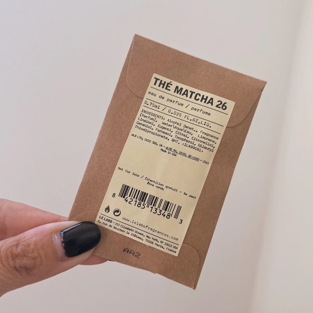Le Labo末茶26淡香精0.75ml