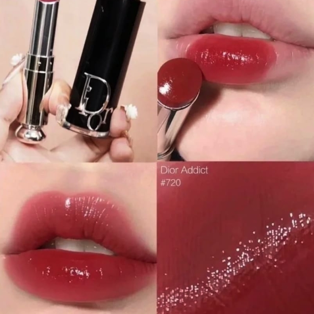 DIOR迪奧癮誘唇膏#720豆沙紅棕