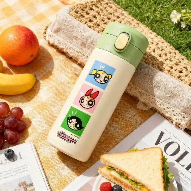 LARPCHE POSAY理膚寶水&飛天小女警聯名款保溫瓶