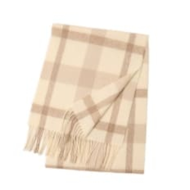 UGG AUSPECIAL菱格羊毛圍巾#奶茶菱格(EB014)