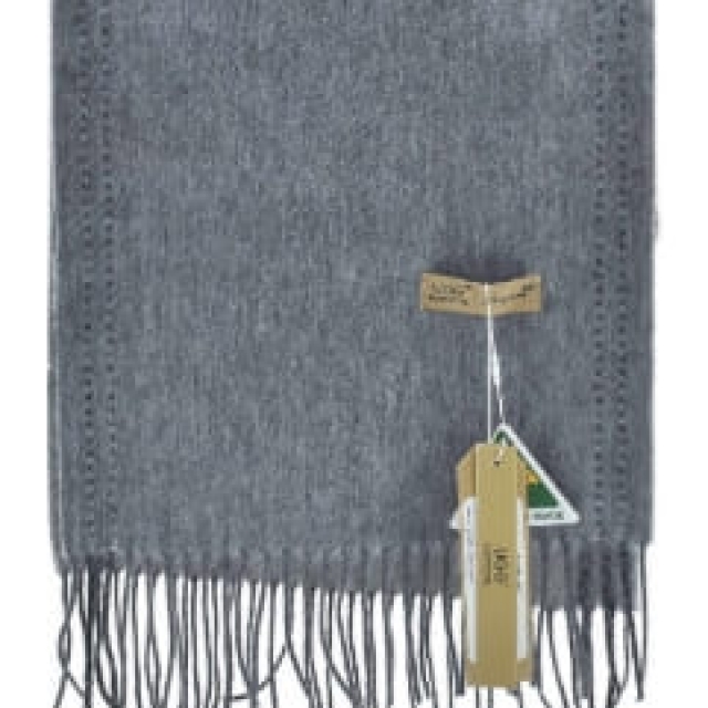 ️UGG AUSPECIAL素面羊絨圍巾#灰色（ASR002）