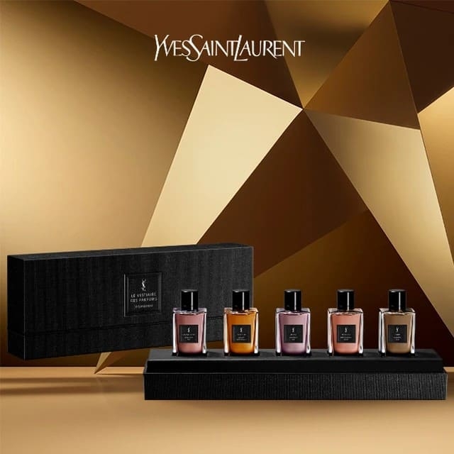 YSL聖羅蘭時尚訂製香水精巧香氛5入組禮盒（7.5ml*5）