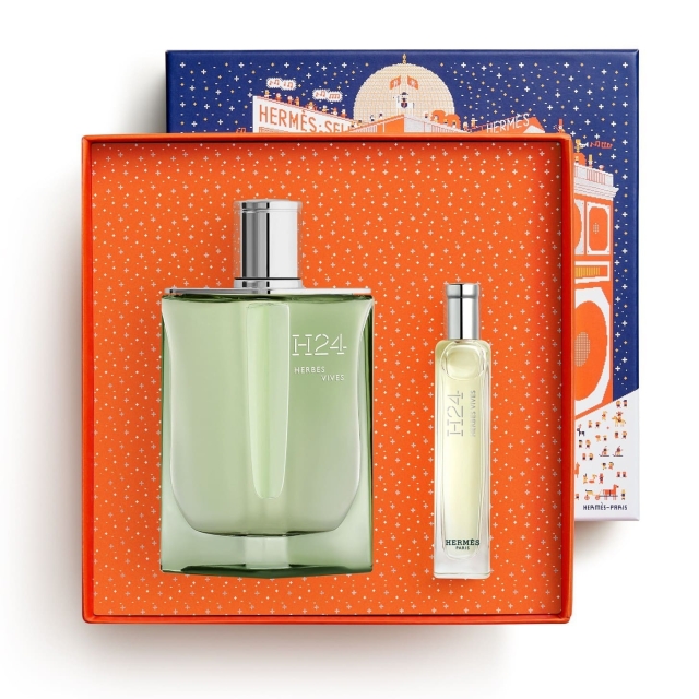 Hermes愛馬仕H24 Herbes Vives淡香精組合（100ml+15ml）