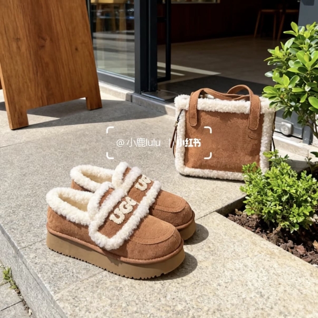 UGG AUSPECIAL小胖丁厚底雪靴（CHESTNUT栗子色）（ES5874）
