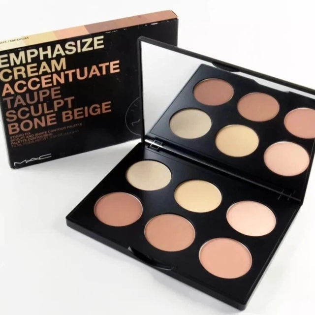 MAC超持妝立體彩妝盤/修容盤14.4g#Light Medium