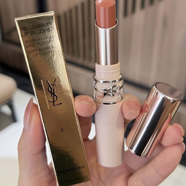 YSL聖羅蘭情挑裸吻煙霧唇膏3g#03