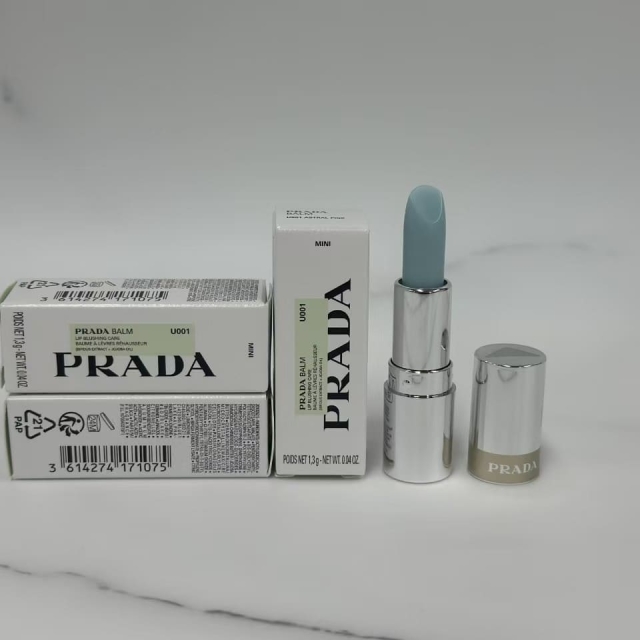 Prada普拉達經典潤唇膏1.3g#U001莫測藍