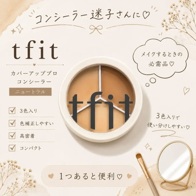 TFIT三色遮瑕（5g*3）#01