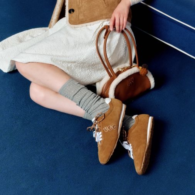 UGG OZLANA復古四季德訓鞋（OZ1023）Chestnut
