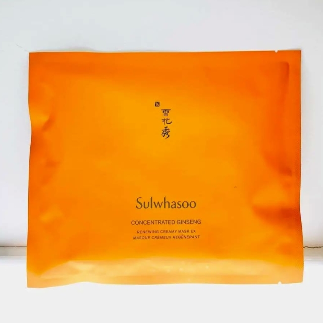 【韓國】 Sulwhasoo雪花秀滋陰生人蔘修護霜面膜（單片）