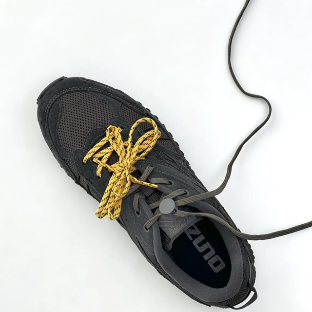 Mizuno LG 60s TL 復古老錢風麂皮運動鞋-原石黑