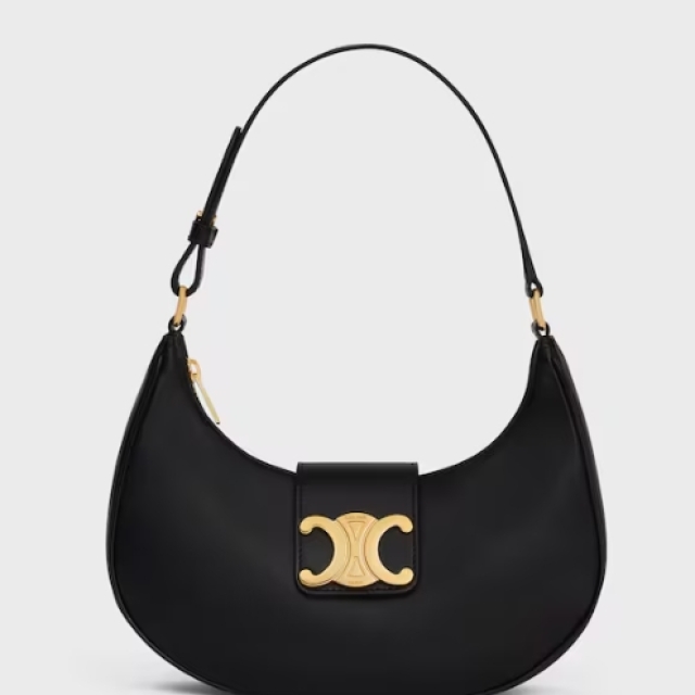 【精品】CELINE AVA TRIOMPHE 光滑牛皮革中號手袋