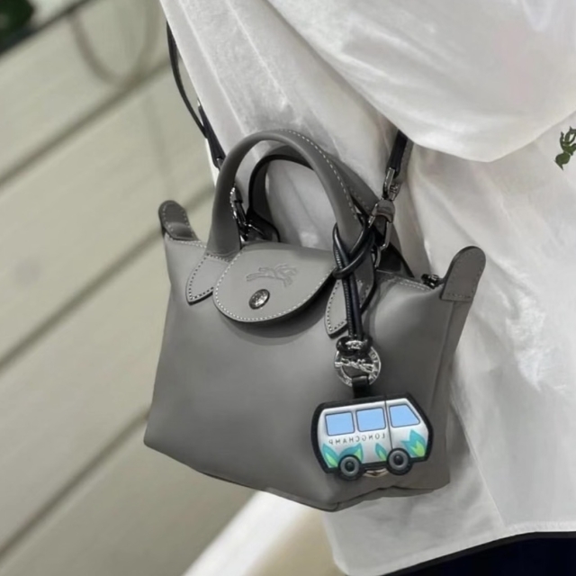 【精品】Longchamp Le Pliage Xtra 手提包 XS-斑鳩色