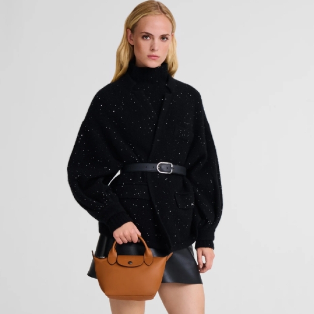 【精品】Longchamp Le Pliage Xtra 手提包 XS-腰果色