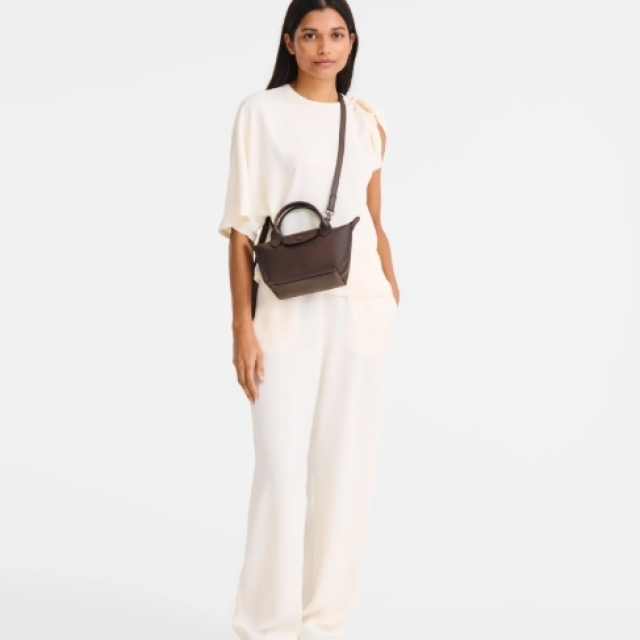 【精品】Longchamp Le Pliage Xtra 手提包 XS-摩卡色