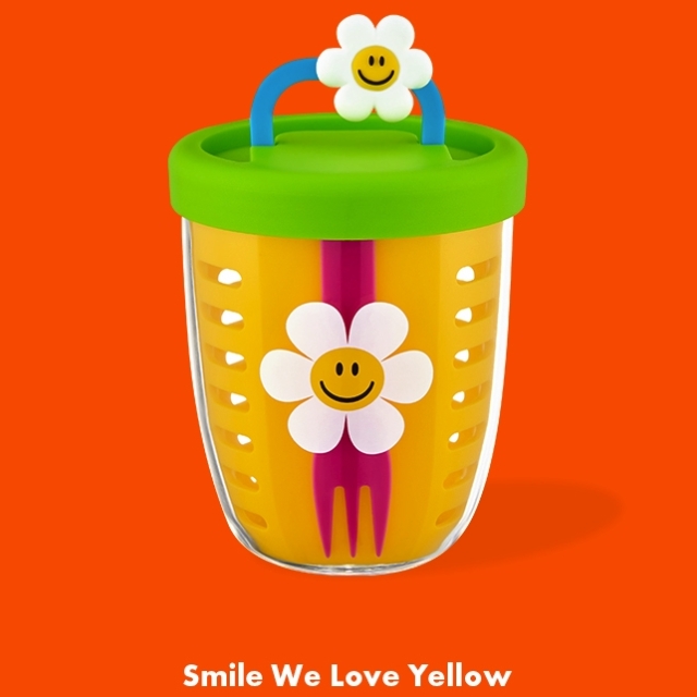 【韓國】wiggle wiggle水果隨身杯#Smile We Love Yellow