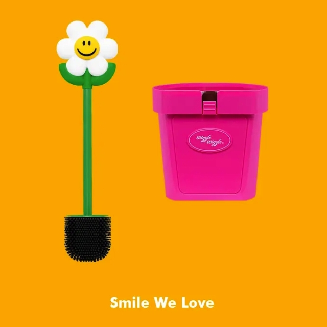 【韓國】wiggle wiggle繽紛馬桶刷#Smile We Love