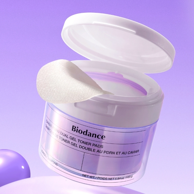 【韓國】BiodancePDRN魚子精華雙效凝膠棉片60入（紫）