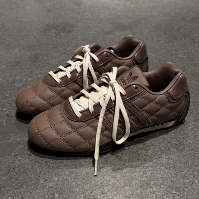 【潮流】adidas Originals ADIRACER LO 菱格紋賽車鞋-棕色(adidas Originals ADIRACER LO)